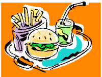 Fast Food Junk Food Hamburger Fries