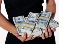 Woman Money Cash Dollar