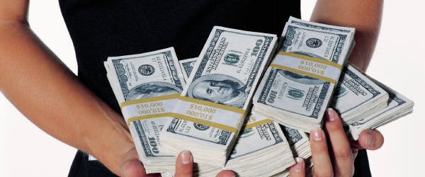 Woman Money Cash Dollar