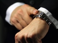 Man Watch Time Clock