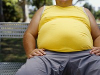 Overweight Fat man