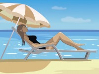 Summer Woman Beach Heat Sun Hot (1)
