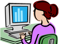 Woman Girl Computer